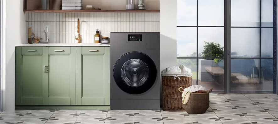 Bespoke Washing Machine in The Kitchen