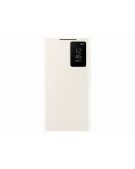 Samsung Galaxy S23 Ultra Smart Clear View Cover - Beige