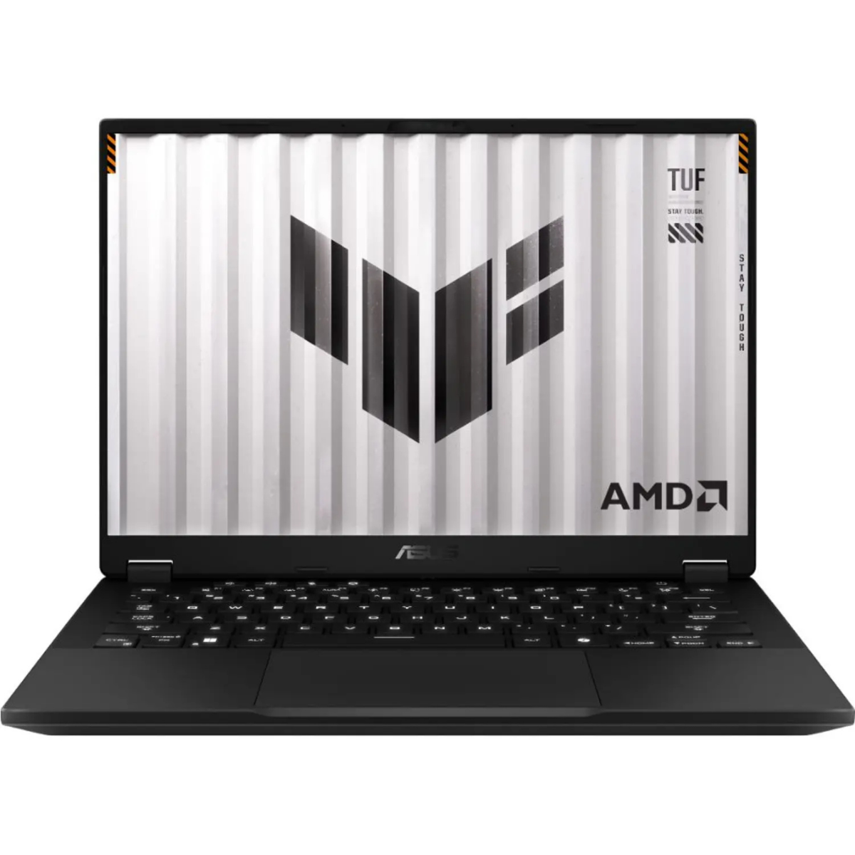 ASUS TUF Gaming A14 FA401KM-G161W, 14-inch, 2.5K 2560 x 1600, WQXGA, 165Hz, AMD Ryzen™ AI 7 350 Processor 2.0GHz up to 50TOPS, NVIDIA® GeForce RTX™ 5060 Laptop GPU, 8GB GDDR7, 1TB PCIe® 4.0 NVMe™ M.2 SSD, LPDDR5X 16GB, Windows 11 Home, Gray