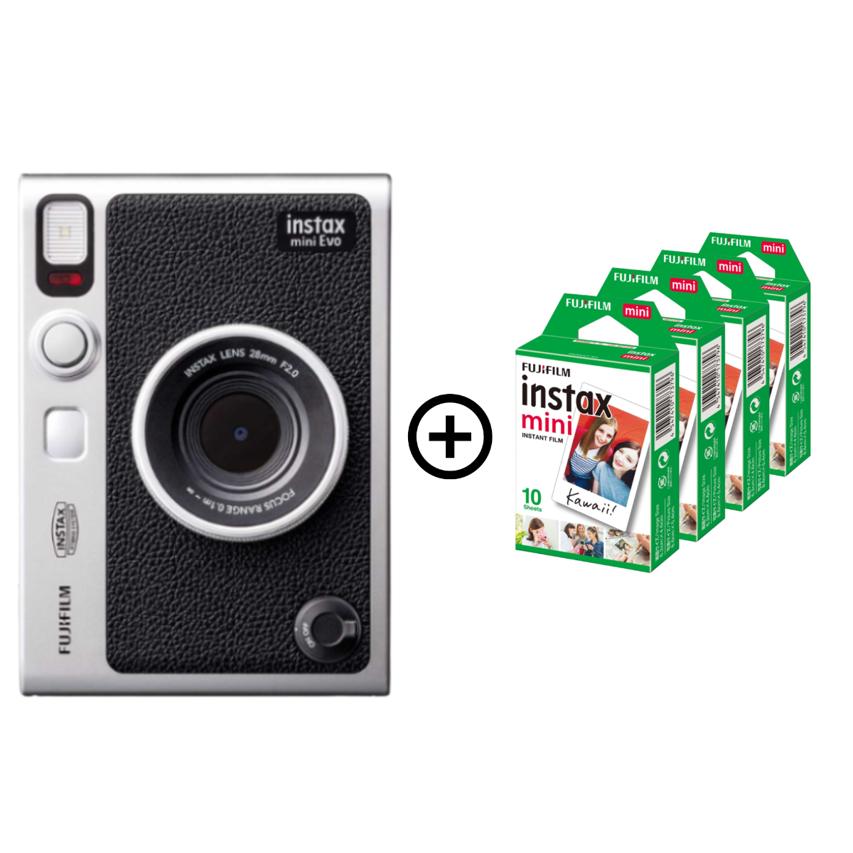 Fujifilm Instax Mini Evo Camera - Black