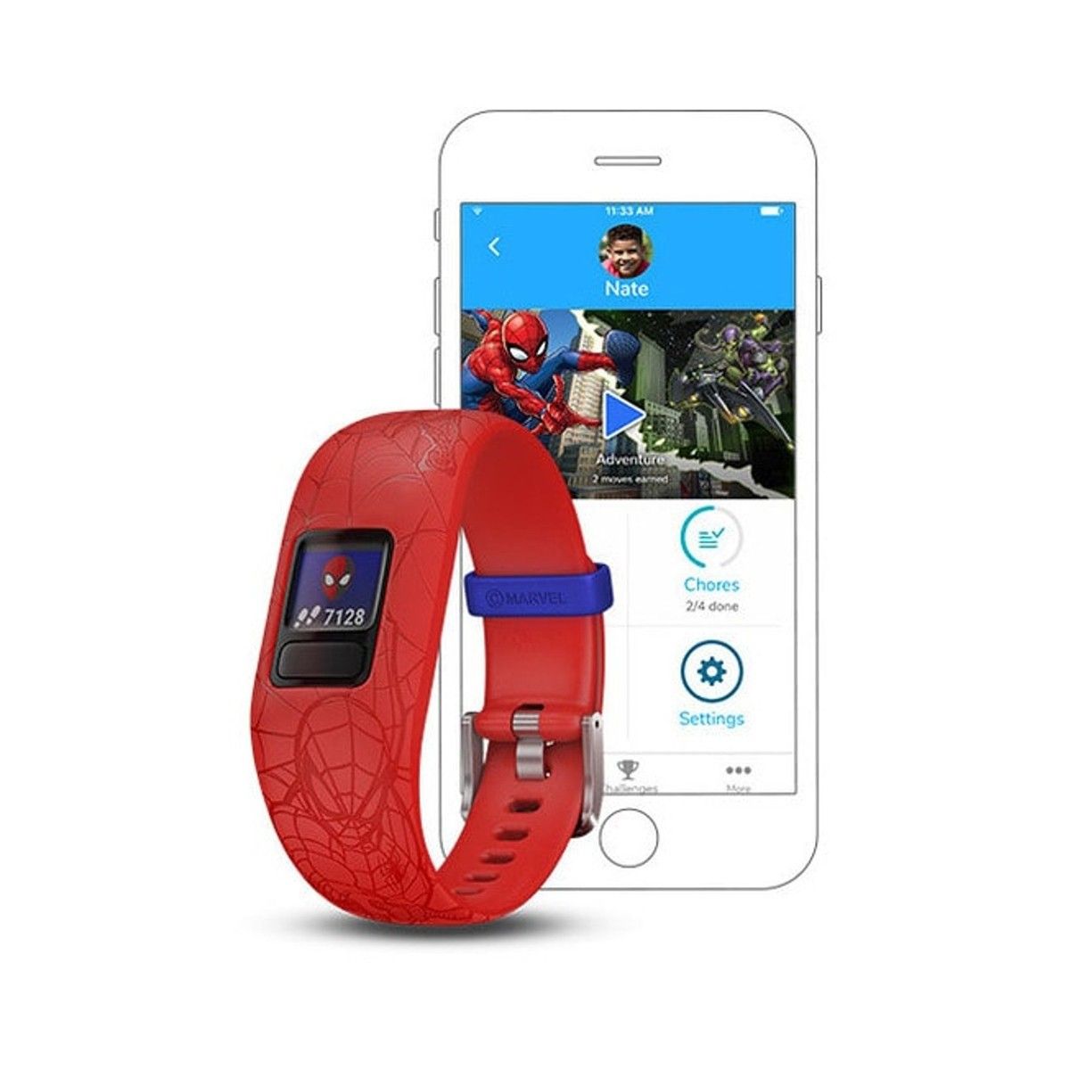 Garmin spider man black clearance