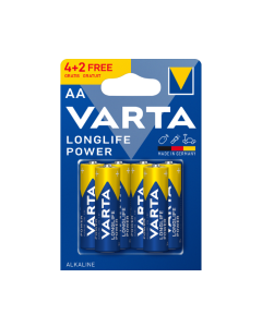 Varta Battery LongLife Power AA BLI 6 4+2