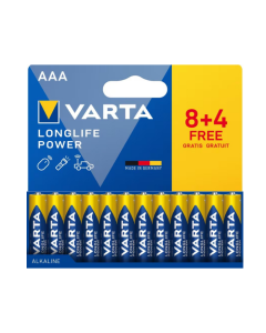 Varta Battery Long Life Power AAA 8+4 pcs. - 4903121472 