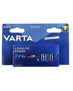 Varta Long Life Power AAA 10pcs. Value Pack Plastic Free - 4903121481