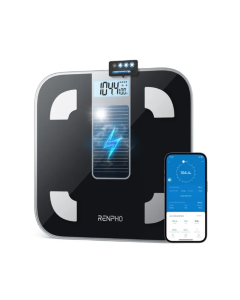 Renpho Solar Smart Body Scale Elis, Black - RA012BK