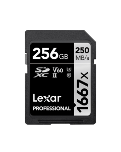 Lexar 256GB Professional 1667x SDXC UHS-II Memory Card