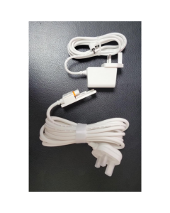 Ring Tilt Power Adapter Barrel Plug Weatherproof, White