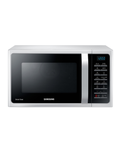 Samsung 28L Microwave with Grill and Convection, Enamel White, MC28H5015AW/SG (10 Warranty on the Ceramic Inside Cavity)