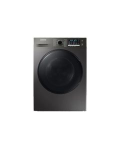 Front view of Samsung Front Load Washer & Dryer Washing Machine with Hygiene Steam / 8KG Wash / 6KG Dry - WD80TA046BX