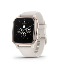 Garmin Venu® Sq 2 Music Edition- Ivory Peach Gold