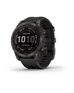 Garmin Smart Watch Fenix 7 Sapphire Solar Carbon Gray Bracelet Band