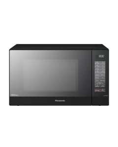 Front view of Panasonic 32L Solo Microwave Oven Inverter Type, Black - NN-ST65JBKPQ