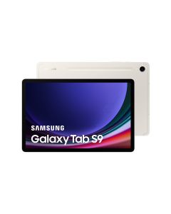 Front and rear view of Samsung Galaxy Tab S9 Wi-Fi, 11-inch, 128GB 8GB Ram - Beige