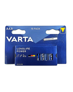 Varta Long Life Power AAA 10PCS Value Pack Plastic Free - 4903121481