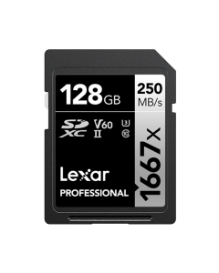 Lexar 1667x SDXC™ UHS-II card 250MBPS-128GB