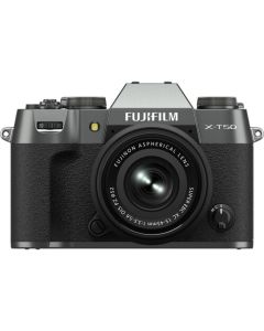 Fujifilm Digital Camera X-T50 15-45mm Kit, Charcoal Silver