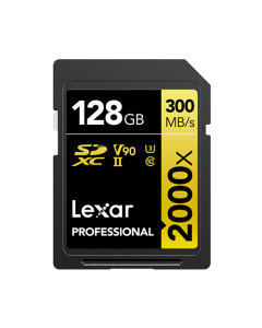 Lexar 2000x SDHC/SDXC UHS-II cards 300MBPS-128GB