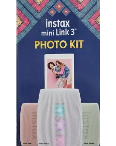 Fujifilm Instax Mini Link 3 Bundle, White