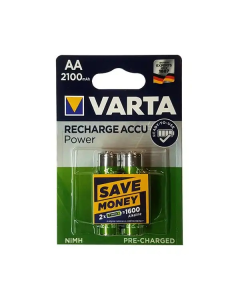 Varta Rechargeable Battery Long Life Accu R2U AA 2100 mAh BLI 2 Varta -56706101402