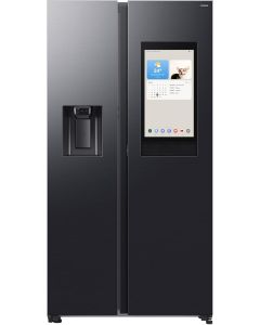Samsung 614L Bespoke AI Refrigerator Side by Side with Family Hub, Twin Cooling Plus, Black - RS90F66B1FAE 