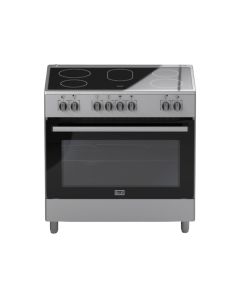 Blue Electric FF9065XXV 90×60 cm Ceramic Electric Cooker, 5 Cooking Zones, Inox Finish