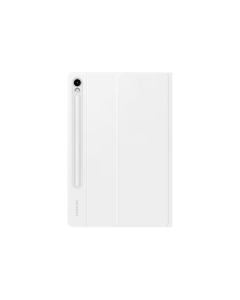 Front view of Samsung Book Cover Keyboard, AI Key for Galaxy Tab S10 FE, White - DX725UWEGAE 