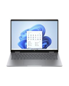 HP Envy x360 2-in-1 Laptop 14-Fa0000ne, 14-inch (2880 × 1800, 3K) OLED Touchscreen, 120 Hz, AMD Ryzen 5 8640HS Up to 4.9 GHz, AMD Radeon Graphics, 16 GB DDR5 RAM, 512GB PCIe Gen4 NVMe M.2 SSD, Windows 11 Home, Meteor Silver Aluminum - A19YCEA