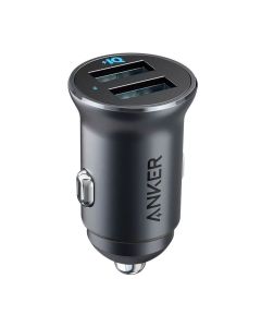 ANKER POWERDRIVE 2 ALLOY CAR CHARGER A2727H12  - BLACK