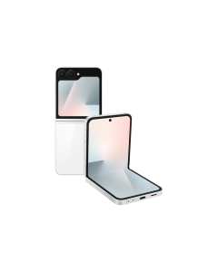 Samsung Galaxy Z Flip7 FE 5G, 128GB Smartphone, White - F761BZWAMEA 