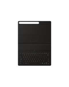 Top-down view of the Samsung Galaxy Tab S10 FE Plus Book Cover Keyboard Slim, Black - DX620UBEGAE 