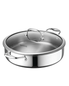 Nutricook Eterna Low Pot Kadai 30cm with Lid - ETH-LP330