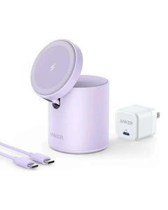 Anker MagGo 623 Magnetic Wireless Charger, Violet - B25682V1 