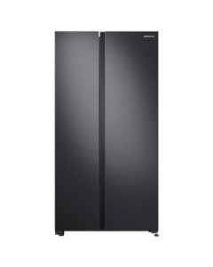 Samsung 680L Side by Side Refrigerator, Digital Inverter Technology, All Around Cooling, Black - RS62R5001B4