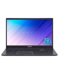 Front view of Asus Viviobook Go 15, E510KA-BR858WS, Intel Celeron-N4500, 15.6inch HD, 128GB eMMC, 4GB RAM, Windows 11 Home, English & Arabic Keyboard, Peacock Blue - CE041SS5AJ