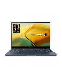 Asus Zenbook 14 Flip OLED UP3404VA-OLEDI7B Touch Screen Laptop / Intel Core i7-1360P / 14-inch 3K (2880 x 1800) 90Hz / 16GB RAM / 1TB SSD / Intel Iris Xe Graphics / Windows 11 Home / English & Arabic Keyboard / Ponder Blue / 1 Year Warranty