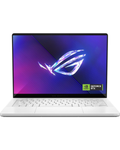 ASUS ROG Zephyrus G14 GA403WM-AI-OLED-321W, 14-inch, 3K, 2880 x 1800, OLED, 120Hz, 8GB GDDR7, 1TB PCIe® 4.0 NVMe™ M.2 SSD, LPDDR5X 32GB, AMD Ryzen™ AI 9 HX 370 Processor 2.0GHz, NVIDIA® GeForce RTX™ 5060 Laptop GPU, Windows 11 Home, White - A9GB5S65AJ