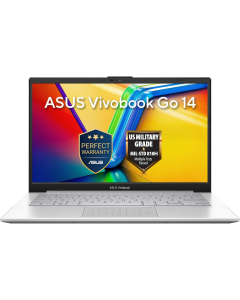 ASUS Vivobook Go 14 E1404FA-EB907W, 14.0-inch, FHD, 1920 x 1080, IPS-level Panel, 60Hz, AMD Ryzen 3 30 Processor 2.4GHz, AMD Radeon™ Graphics, 8GB Ram, 512GB M.2 NVMe™ PCIe® 3.0 SSD, Windows 11 Home, Silver - R3MBES
