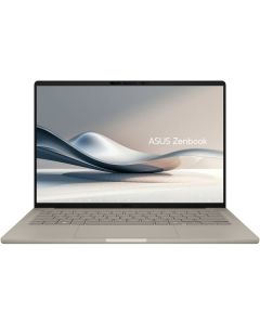 Asus Zenbook 14 Laptop, Snapdragon X Elite-X1E-78 100, 14inch WUXGA, 1TB SSD, 32GB RAM, Qualcomm Adreno Graphics, Windows 11 Home, English & Arabic Keyboard, Middle East Version - UX3407RA-QD906W, Zabriskie Beige
