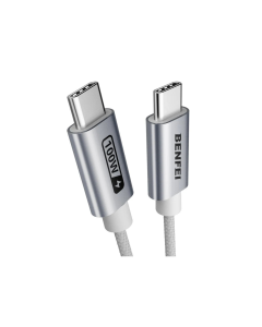 Benfei 100W USB C Fast Charging Cable 3.3ft - 000351silver 