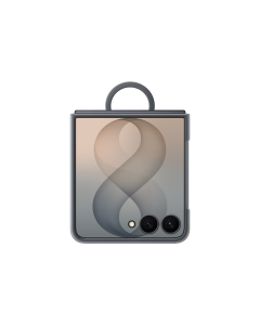 Samsung Galaxy Z Flip8 Silicone Ring Magnet Case, Graphite - EF776CBEGWW 