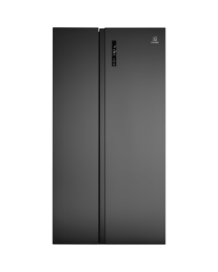Electrolux 624L Side by Side Refrigerator, Black Steel - ESE6600B-B