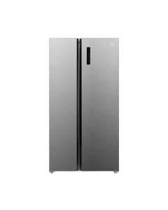 Electrolux 500L Freestanding Side by Side Refrigerator, Door Display, Steel Finish, Dark Gray - ESE5401A - AME