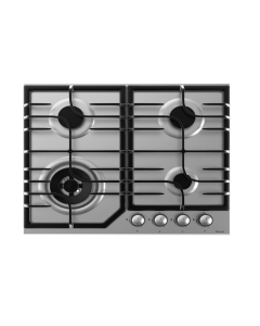 Ferre 60cm Built-In Hob, 4 Gas Burners, Inox Finish - FH-SL001