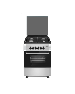 Ferre 60x60cm Full Gas Cooker, 4 Burners, Silver - FR-N60X60G4BS 