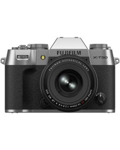 Fujifilm X-T50 Mirrorless Camera with XF 16-50mm f/2.8-4.8 Lens Silver