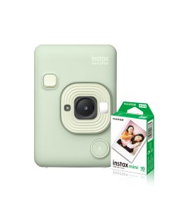 Fujifilm Instax Mini LiPlay Hybrid Instant Camera - Matcha Green