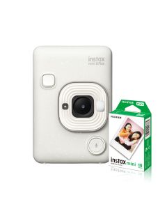 Fujifilm Instax Mini LiPlay Hybrid Instant Camera - Misty White