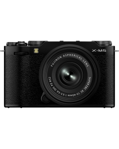 Fujifilm X-M5 Mirrorless Camera with XC 15-45MM F/3.5-5.6 Lens, Black