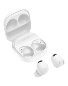 Front and side view of Samsung Galaxy Buds 2 Pro R510NZWAMEA, White
