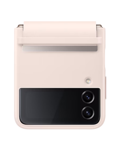 Samsung Accy Galaxy Z Flip4 Flap Leather Cover Peach, VF721LPEGWW